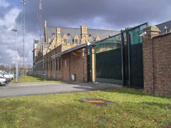 Façade d'un centre fermé en Belgique