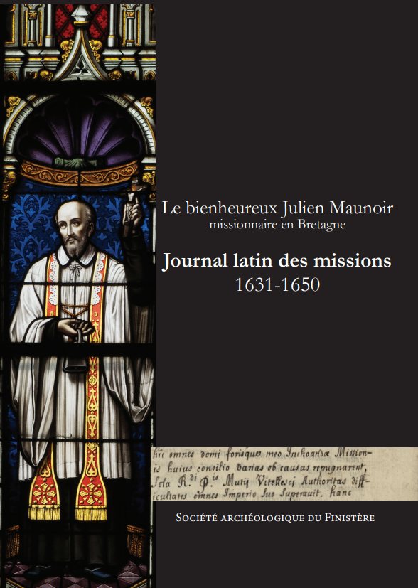Journal latin des missions - bienheureux Julien Maunoir - soicété archéologique du Finistère