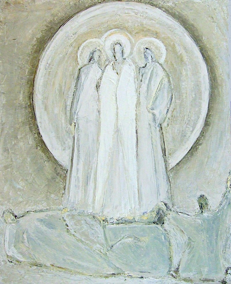 Transfiguration au cercle Marc 9,2 (81x65)