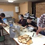 Emmergency meal preparation for Pireus port camp-