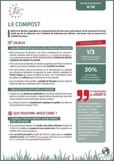 fiche ecojesuit 28 - le compost