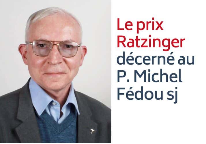 Michel Fédou jésuite lauréat du prix Ratzinger