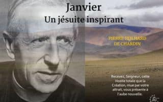 Teilhard de Chardin calendrier janvier