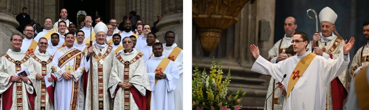 Ordinations de 17 jésuites église Saint Sulpice à Paris