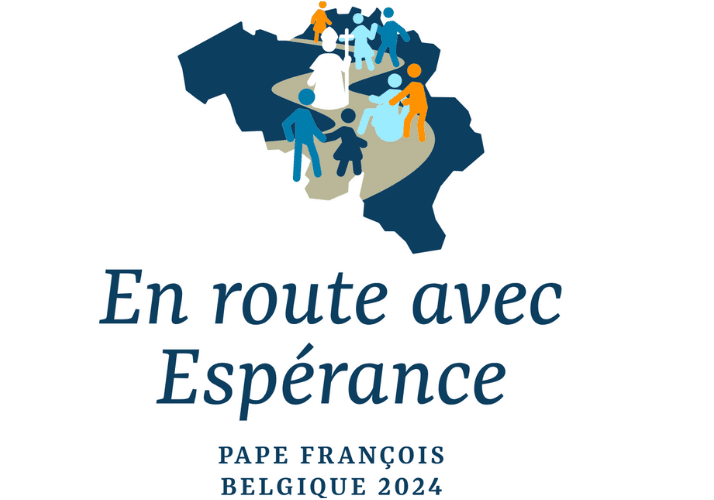 visite pape françois belgique luxembourg logo