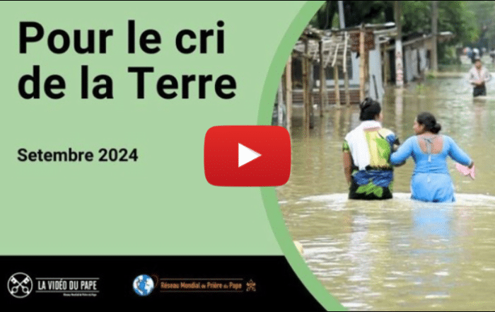 La vidéo du pape terre septembre 2024