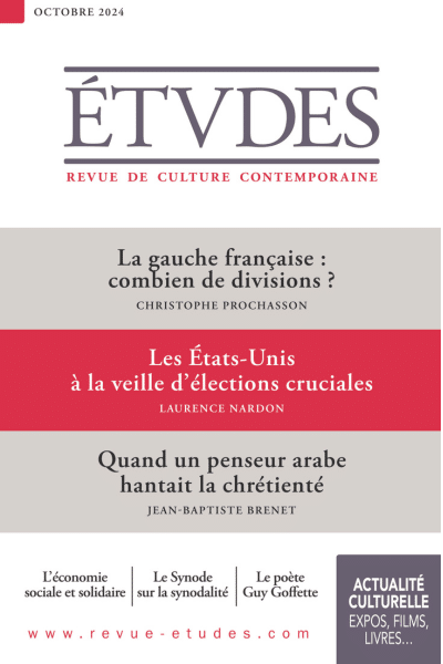 revue jésuites études octobre 2024