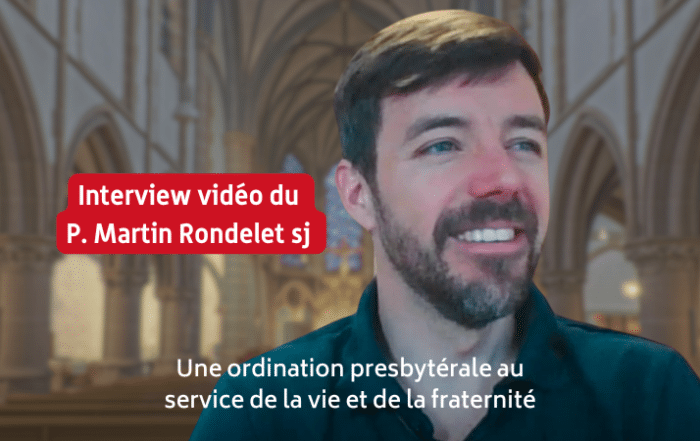 Interview du P. Martin Rondelet sj