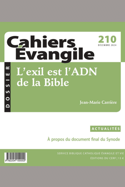 Cahier NRT exil adn bible jean-marie carrière